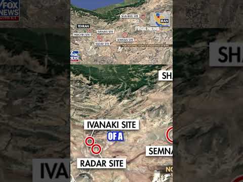 EXPLOSIVE REVEAL Satellite images capture alleged Iranian nuclear facility #world #shorts #news