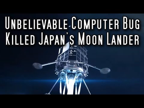 Why Japan&#039;s Moon Lander Crashed Due to An Unbelievable Computer Bug